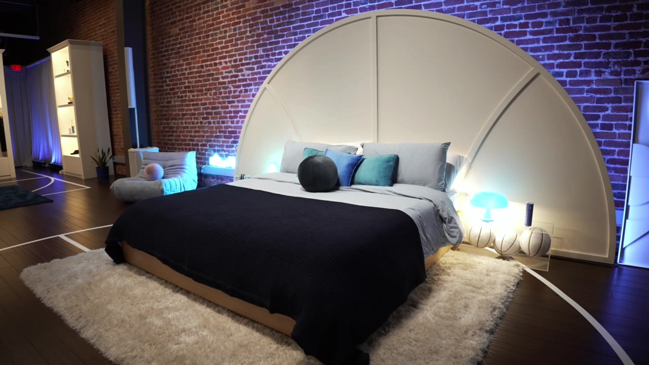Interior of a consumer tech brand's launch pop-up showroom in San Francisco